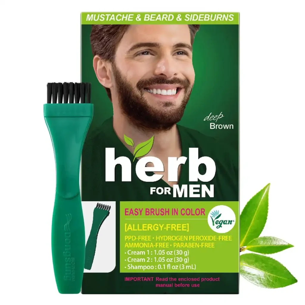 Beard dye organic allergy friendly