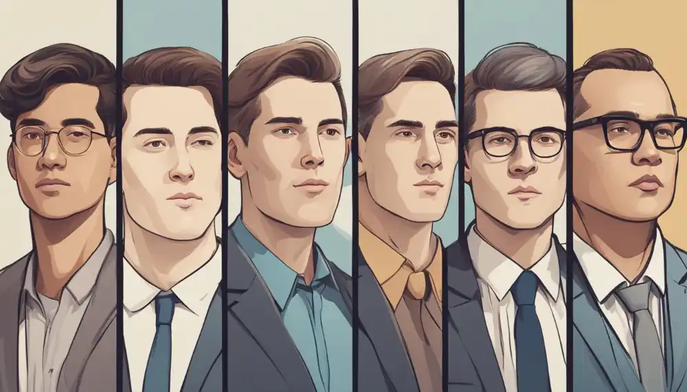 Beard style depends on face shape